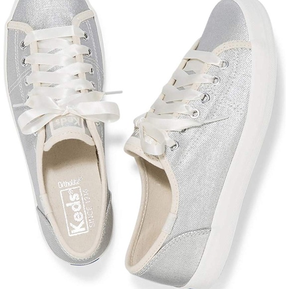Keds silver sneakers Clearance